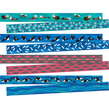 Barker Creek Sea & Sky Trimmer  Designs, 48/set, PK48 3865